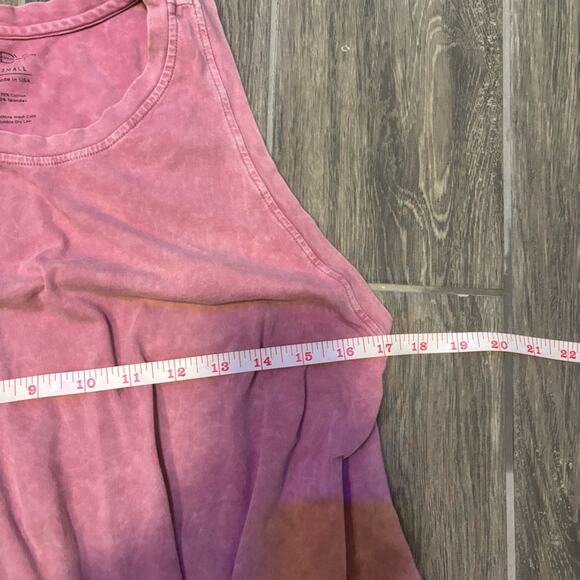 ⭐️ 3/$21 ⭐️DYI Define Your Inspiration Pink Tie-Dye Sleeveless Top Knot Detail - Picture 4 of 5